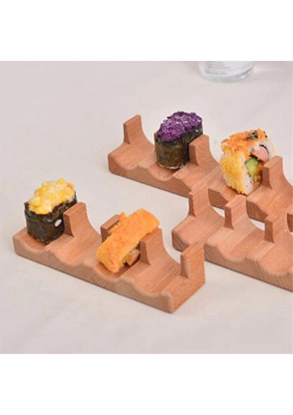 Ahşap Suşi Tacos Sahibi Taco Stant Servis Raf Bölücü Taco Raf Tepsi Tabakları Ev Restoran Yemek Partisi Için (Yurt Dışından) modelleri