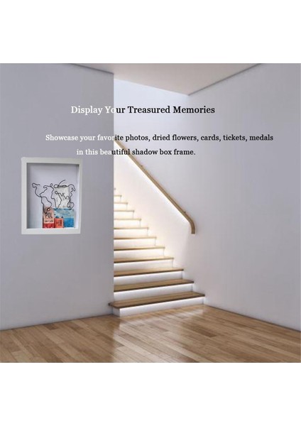 2pcs Macera Arşiv Kutusu, Hatıra Koleksiyoncusu Kutusu, Bilet Gölge Kutusu, Biletler Için Saklama Kutusu, Kartpostallar, Hediyelik Eşyalar Beyaz, S (Yurt Dışından) fırsatları