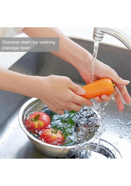 Paslanmaz Çelikten Yapılmış Yıkama Kabı, Yıkama Için Elek ve Sebze (Yurt Dışından) fırsatları