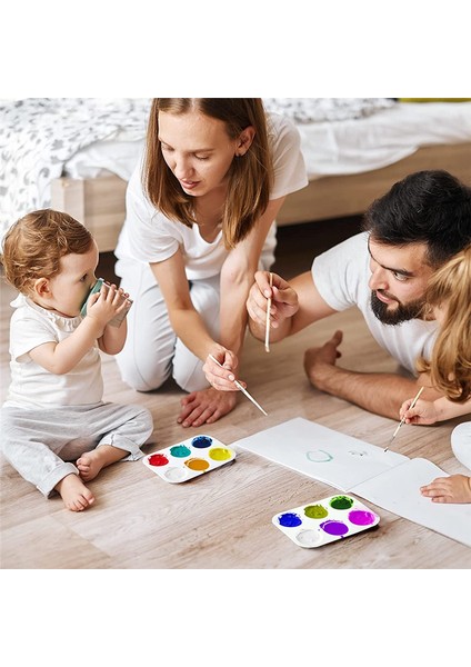 100 Adet Plastik Boya Paleti 6 Kuyu Suluboya Paleti Çocuklar Için Dikdörtgen Boya Öğrenci Yetişkin Diy Zanaat Sanat Resim (Yurt Dışından) indirimleri