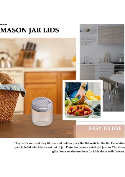 30PCS Kavanoz Kapakları Kapak 3 Tarzı Içi Boş Mum Topper Gölge Kavanoz Kapağı, Mum, Top, Normal Ağız Kavanozu, Vb. (Yurt Dışından) fırsatları