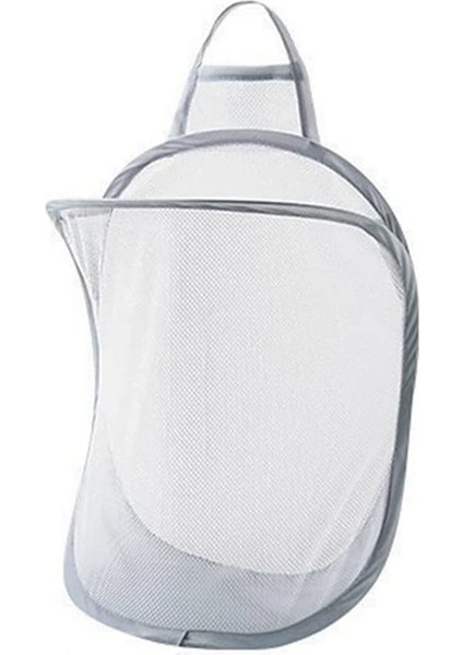 Örgü Katlanabilir Küçük Duvar Çamaşır Sepetleri, Asılı Çamaşırhane, Otel, Üniversite Yurt Kullanımı Beyaz (Yurt Dışından) fiyatları