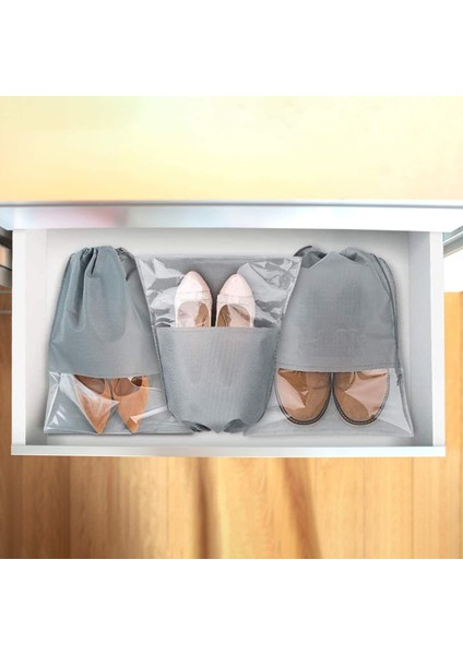 15 Adet Seyahat Ayakkabı Çantası, Portatif Çizim Ayakkabısı Saklama Torbaları Dokuma Olmayan Toz Geçirmez Torba Uzay Tasarruflu Organizatör Siyah (Yurt Dışından) fiyatları