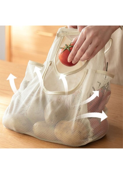 Asma Örgü Depolama Torbası Örgü Çanta Örgü Sarımsak Net Çanta Net Alışveriş Torbası Soğan Için Sarımsak Meyve Zencefil Sebzeleri (Yurt Dışından) fırsatları