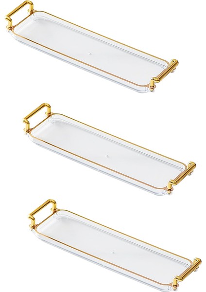 Kulplu Mücevher Tepsisi Kozmetik Parfüm Makyaj Ekranı Ev Oturma Odası Banyo Yatak Odası A Kahvaltı Tabağı Tabağı A (Yurt Dışından)