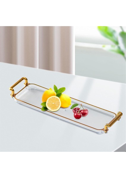 Kulplu Mücevher Tepsisi Kozmetik Parfüm Makyaj Ekranı Ev Oturma Odası Banyo Yatak Odası A Kahvaltı Tabağı Tabağı A (Yurt Dışından) fiyatları