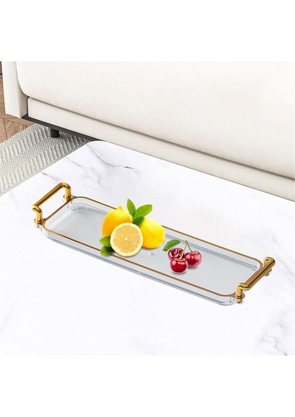 Kulplu Mücevher Tepsisi Kozmetik Parfüm Makyaj Ekranı Ev Oturma Odası Banyo Yatak Odası A Kahvaltı Tabağı Tabağı A (Yurt Dışından) modelleri