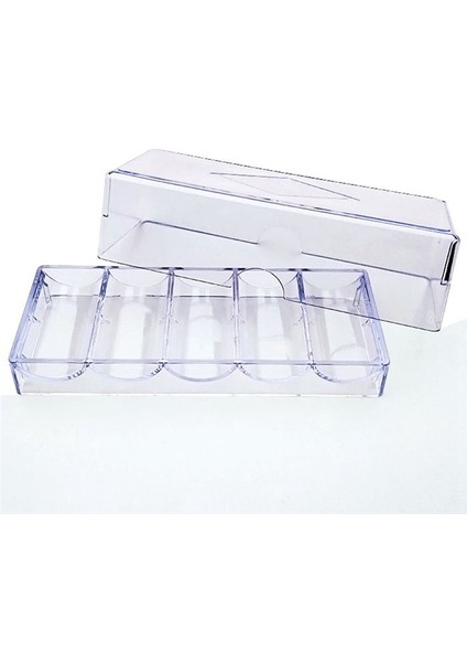 Kapak/casino Chip Tepsisi ile Akrilik Poker Yonga Rafı&#39;nı Kapaklı, Her Biri 100 Cips Tutar (Yurt Dışından) fiyatları