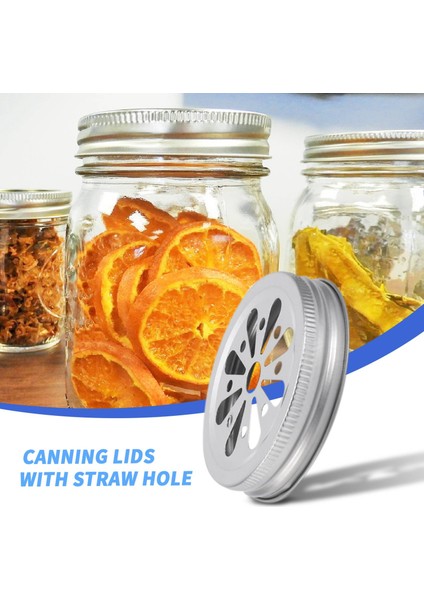 16PCS Normal Ağız, Saman Deliği ile Kesilmiş Pas Geçirmez, Top, Konserve Kavanozları, Vb. (Yurt Dışından) modelleri