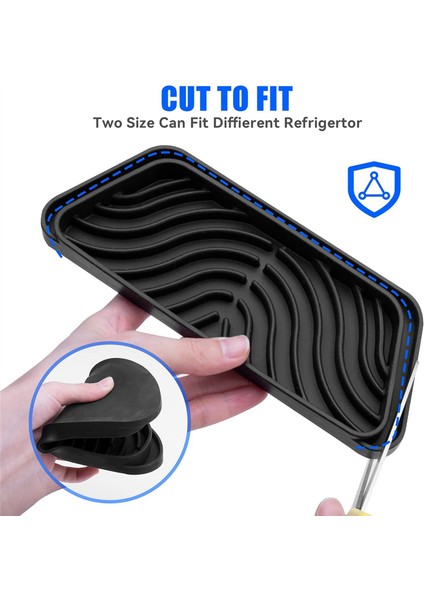 2 Adet Buzdolabı Damla Yakalayıcı, Su Tepsisi Için Buzdolabı Damla Tepsisi, Buzdolabı Su Dağıtıcı Damla Tepsisi Trapezoid (Yurt Dışından) fiyatları