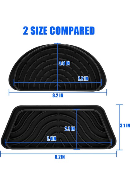2 Adet Buzdolabı Damla Yakalayıcı, Su Tepsisi Için Buzdolabı Damla Tepsisi, Buzdolabı Su Dağıtıcı Damla Tepsisi Trapezoid (Yurt Dışından) fırsatları