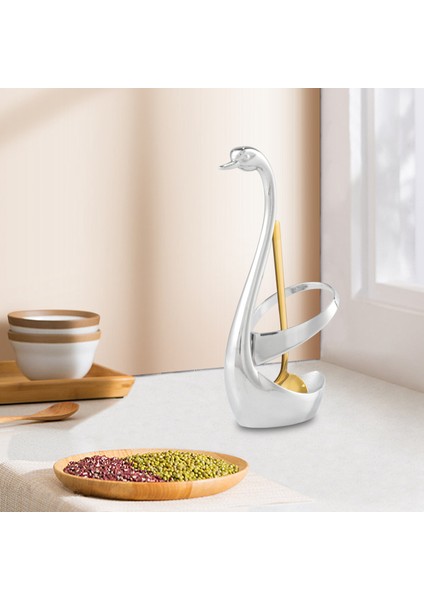 Paslanmaz Çelik Çatal ve Kaşık Tutucu, Dekorasyon Sofra Seti Mutfak Aletleri Swan Tutucu Çatal Bıçak Takımı Tutucu, Sevgililer Günü/düğün Için En Iyi Hediye (Yurt Dışından) modelleri