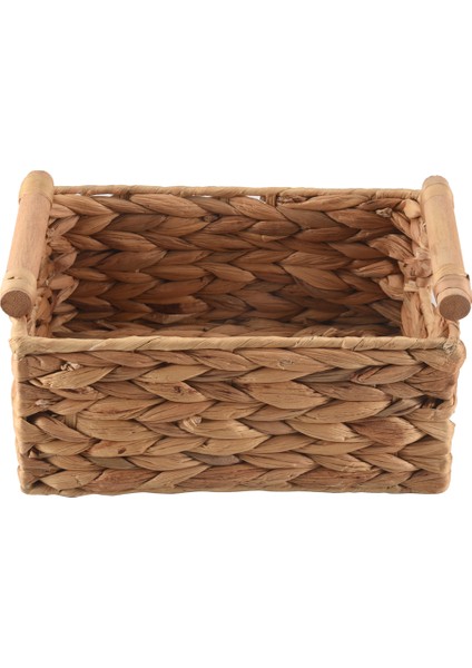 Banyo Düzenlemek Için Küçük Hasır Sepetler, Depolama Için Sümbül Sepetler, Ahşap Saplı Hasır Depolama Sepeti (Yurt Dışından) fiyatları
