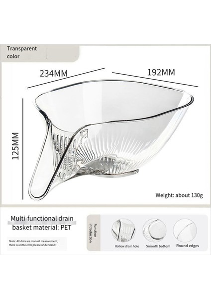 Mutfak Lavabosu Için Sepet Hunisi, Çok Fonksiyonlu Drenaj Sepeti Sebze Yıkama Sepeti Kuru ve Islak Ayırma A (Yurt Dışından) modelleri