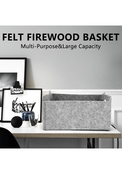 2 Adet Keçe Depolama Sepeti/çöp Kutusu, Katlanabilir ve Kullanışlı Depolama Çözümü (Yurt Dışından) fiyatları