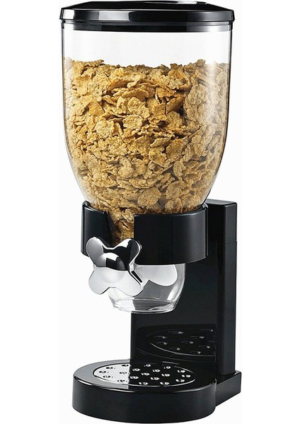 Gıda Kavanoz Dağıtıcı Iyi Sızdırmazlık Yüksek Kapasiteli Kuru Gıda Dağıtıcı Tahıllar Kavanoz Depolama Tahılları Tahıl Kovası Siyah (Yurt Dışından) modelleri