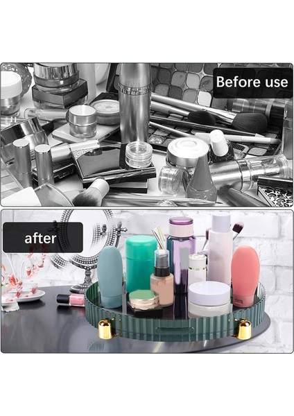 Makyaj Parfüm Organizatörü, Kabine Için Dönen Pikap Organizatör, Kapasiteli Banyo Vanity Tepsisi Organizatör (Yurt Dışından) fırsatları