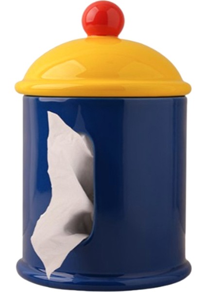 Dopamin Renk Doku Kutusu Tutucu Kılıfı, Yaratıcı Nordic Doku Kapağı Peçete Tutucu Organizatör Kutu Oturma Odası Dekor-B (Yurt Dışından)