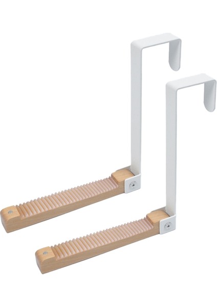 2 Kapı Kurutma Rafı Üzerinde Paket, Oturma Odası, Yatak Odası, Banyo Için Kapı Askı Üzerinde Katlanabilir (Yurt Dışından)