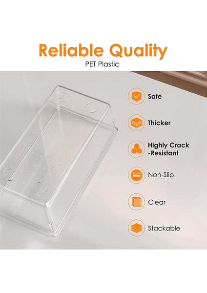 16 Pcs Temiz Plastik Çekmece Organizatör Seti, Kaymaz/çatlak Banyo Vanity Çekmecesi Organizatör Tepsiler Bölücüler (Yurt Dışından) fiyatları