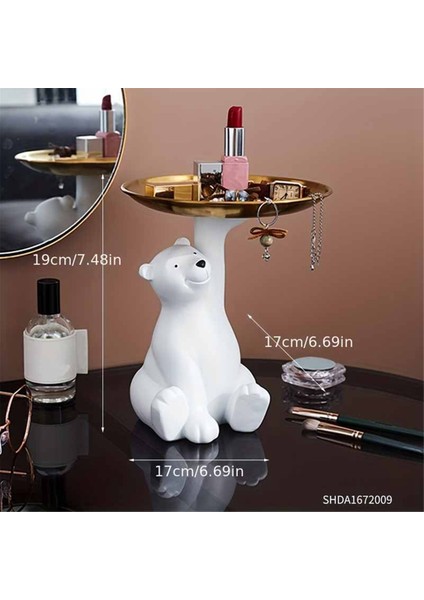 Giriş Yolu Tablosu, Takı Tepsisi, Kozmetik Depolama Tepsisi, Çok Amaçlı Dekoratif Depolama Tepsisi Için Anahtar Tepsi (Yurt Dışından) fırsatları