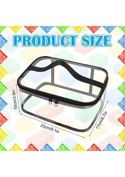 Yapı Taşları Organizatör Yapı Taşları Için Şeffaf Torba Yolculuğu Oyuncak Saklama Kutusu 2 Pvc Tahtadan Kırılma Çantası Seti (Yurt Dışından) modelleri