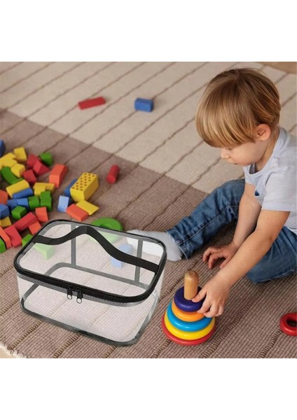 Yapı Taşları Organizatör Yapı Taşları Için Şeffaf Torba Yolculuğu Oyuncak Saklama Kutusu 2 Pvc Tahtadan Kırılma Çantası Seti (Yurt Dışından) indirimleri