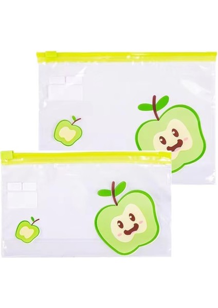 Meyve ve Sebze Depolama Çantası ile Yeniden Kullanılabilir Gıda Sınıfı Şeffaf Depolama Çantası Conta Kabı M+S (Yurt Dışından)
