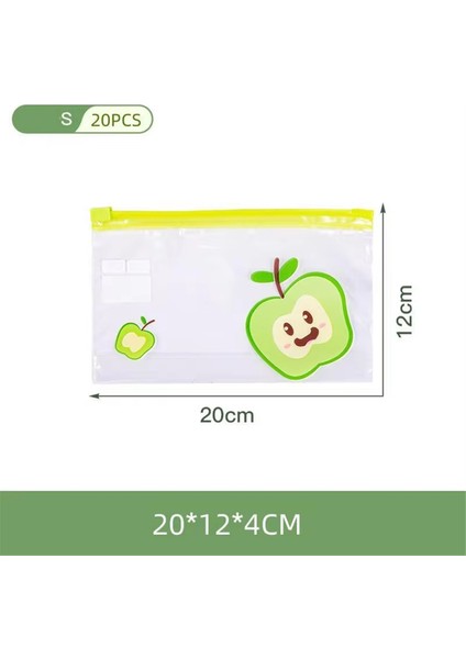 Meyve ve Sebze Depolama Çantası ile Yeniden Kullanılabilir Gıda Sınıfı Şeffaf Depolama Çantası Conta Kabı M+S (Yurt Dışından) indirimleri