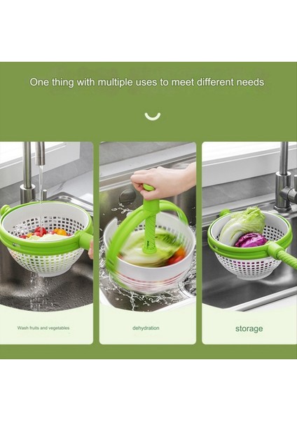 Katlanır Drenaj Sepeti Meyve ve Sebze Santrifüj Salata Spinner ile Saplı Mutfak Yararlı Şeyler (Yurt Dışından) fiyatları