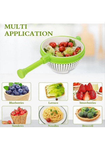 Katlanır Drenaj Sepeti Meyve ve Sebze Santrifüj Salata Spinner ile Saplı Mutfak Yararlı Şeyler (Yurt Dışından) modelleri
