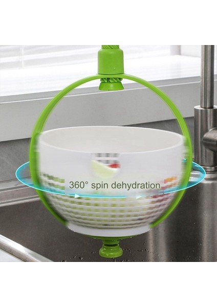 Katlanır Drenaj Sepeti Meyve ve Sebze Santrifüj Salata Spinner ile Saplı Mutfak Yararlı Şeyler (Yurt Dışından) indirimleri