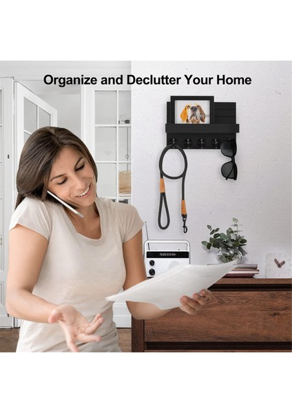 Raflı Duvar, Dekoratif Anahtar ve Posta Tutucusu Için Anahtar Tutucu Torbalar, Katlar, Şemsiye Için Büyük Kancalar Vardır (Yurt Dışından) fiyatları