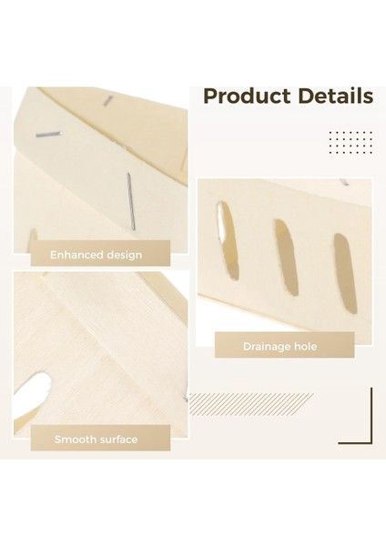 Küçük Ahşap Meyve Sepeti, Mini Kare Havalandırma Sepeti, Sepet Dökme Depolama Kapları Üretin (Yurt Dışından) indirimleri
