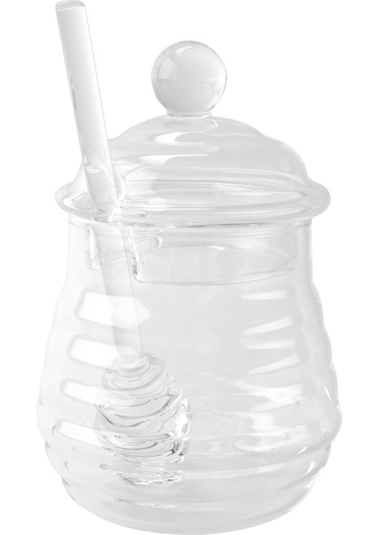 Cam Bal Kavanozu Yüksek Borosilikat Cam Mutfak Kepçe ve Kapak Depolama Kavanoz Konteyneri ile Kavanozlu Tencere 250ML (Yurt Dışından) fiyatları