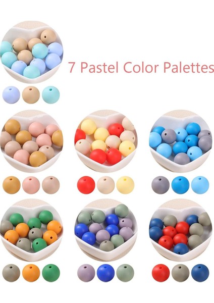 275 Pcs 15MM Silikon Boncuklar Anahtar Yapımı Kiti, Çoklu Stiller ve Şekiller Silikon Boncuklar Dökül Kauçuk Boncuklar (Yurt Dışından) indirimleri