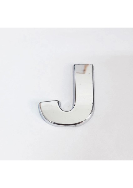 Cemax J Harfi 3,75 cm Krom Yapışkanlı