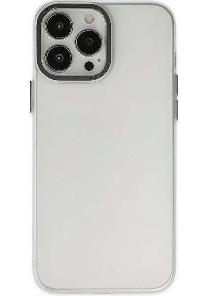 Iphone 14 Pro Max Kılıf Modos Metal Kapak - Şeffaf