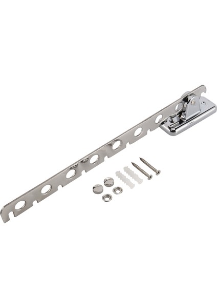 Katlanır Duvara Monte Giysi Askısı, Salıncak Kolu Tutucu Giysi Asılı Sistemi, Dolap Depolama Organizatörü Ağır Hizmet Tipi Kurutma Rafı (8 Delik) (Yurt Dışından)