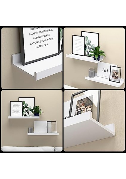 Yüzen Raf Duvar Monte, Yatak Odası Modern Beyaz Duvar Çerçevesi, Dekorasyon Oturma Odası Banyo Mutfak Için Kullanılır (Yurt Dışından) modelleri