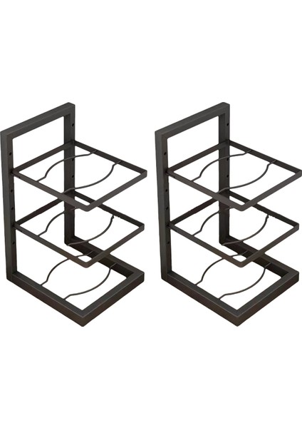 Mutfak Lavabo Rafı, Çok Katmanlı Pot Rafı, Dolap Depolama Rafı Çok Fonksiyonlu Braket (Yurt Dışından)