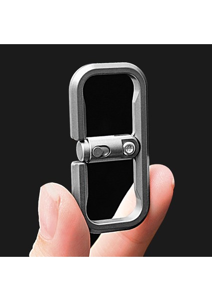 Titanyum Alaşım Pres Kilit Pozisyon Anahtarlık Hızlı Bırakma Araba Keychain Cowhide Kolye Edc Gadget Hediyesi Erkekler (Yurt Dışından) modelleri