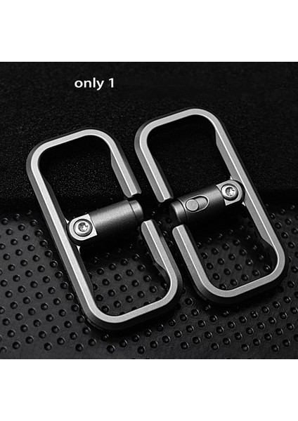 Titanyum Alaşım Pres Kilit Pozisyon Anahtarlık Hızlı Bırakma Araba Keychain Cowhide Kolye Edc Gadget Hediyesi Erkekler (Yurt Dışından) indirimleri