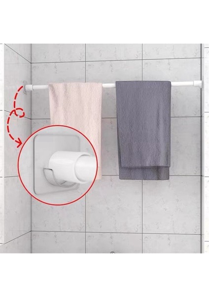 Tırnaksız Kutup Braketi Duş Tutucular Tutucular Dayanıklı Raflar Ev Şeffaf (Yurt Dışından) indirimleri