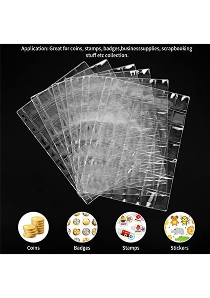 6sheets Para Toplama Sayfaları Koleksiyoncular, Madeni Para Sayfaları, Dolar Fatura Damgası Için, Sayfa Başına 42 Cep Telefonu/toplamda 252 Cep (Yurt Dışından) fiyatları
