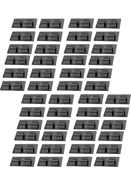 100PCS Açık Telli Iplik Açık Çelenk Işık Klipsli Klips Ağır Hizmet Tipi Kablo Kordon Klipsi Asılı Halat Duvar Tutucu Aksesuarları (Yurt Dışından)