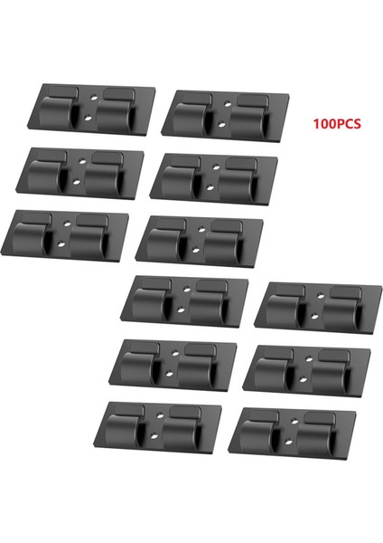 100PCS Açık Telli Iplik Açık Çelenk Işık Klipsli Klips Ağır Hizmet Tipi Kablo Kordon Klipsi Asılı Halat Duvar Tutucu Aksesuarları (Yurt Dışından) fiyatları