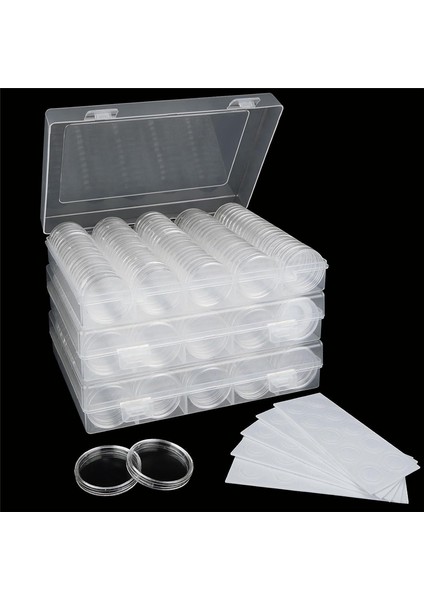 Madeni Para Kapsülleri 30MM Plastik Para Tutucular, Köpük Koruma Contalı Madeni Para Toplama Malzemeleri (17/20/25/27/30MM) -3 Paket (Yurt Dışından) fiyatları