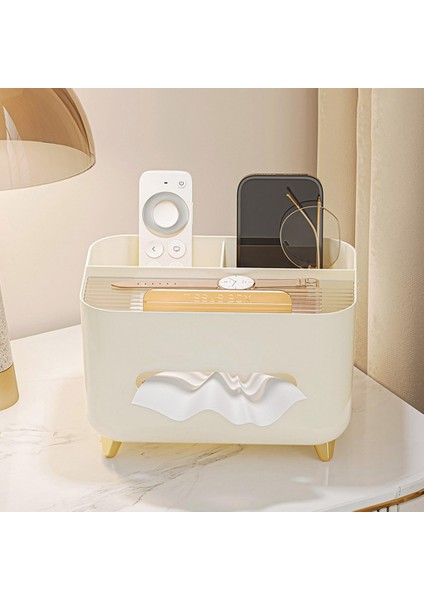 Doku Kutusu Oturma Odası Masaüstü Sehpa Yatak Odası Krem Tarzı Uzaktan Kontrol Depolama Kağıt Kutusu A (Yurt Dışından) fiyatları