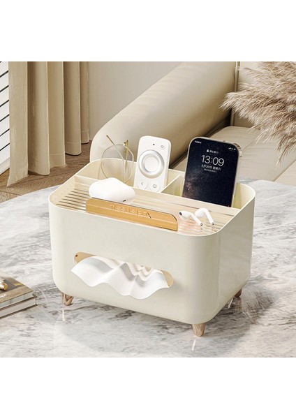 Doku Kutusu Oturma Odası Masaüstü Sehpa Yatak Odası Krem Tarzı Uzaktan Kontrol Depolama Kağıt Kutusu A (Yurt Dışından) indirimleri